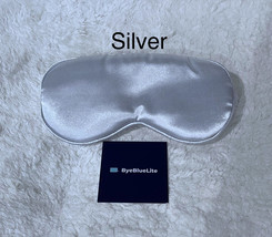 Silver Color Silk Sleep Mask Single by ByeBlueLite - $9.99