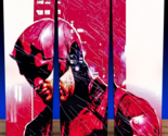 Daredevil Super Hero in the Rain Cup Mug Tumbler 20oz with lid and straw - $19.75
