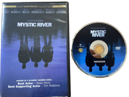 Mystic River DVD Widescreen Kevin Bacon Sean Penn Laurence Fishburne Tall Case - £4.45 GBP