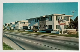 Gables Court Motel Coral Gables Street View FL Gilbert UNP Postcard c1970s - $5.99