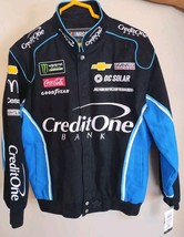 Kyle Larson #42 JH Design Credit One Uniform Twill Jacket Nascar NWT Adult Small - $133.26