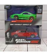 Jada Toys Fast &amp; Furious Legacy Series Porsche 911 GT3 Green &amp; Dom&#39;s Che... - $34.54 CAD