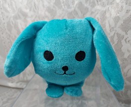 Little Blue Bunny Plush Rabbit Black Nose Eyes 9&quot; Stuffed Animal Toy Doll - $8.95