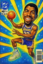 Magic Johnson Caricature Comic Book Poster Print  METAL SIGN 12X8IN From... - $32.66