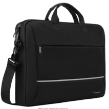 Laptop Bag 15.6 inch, Taygeer Slim Laptop Briefcase - Black Unisex - £19.94 GBP
