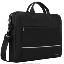 Laptop Bag 15.6 inch, Taygeer Slim Laptop Briefcase - Black Unisex - £19.83 GBP