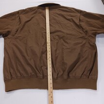 Winner Mate Apache Wells Men's Brown Windbreaker Bomber Jacket Full Zip Size 2XL image 6