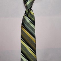 Arrow Men Dress Silk Necktie Multicolor Stripes 57&quot; long 3.5&quot; wide 100% Silk - £6.07 GBP