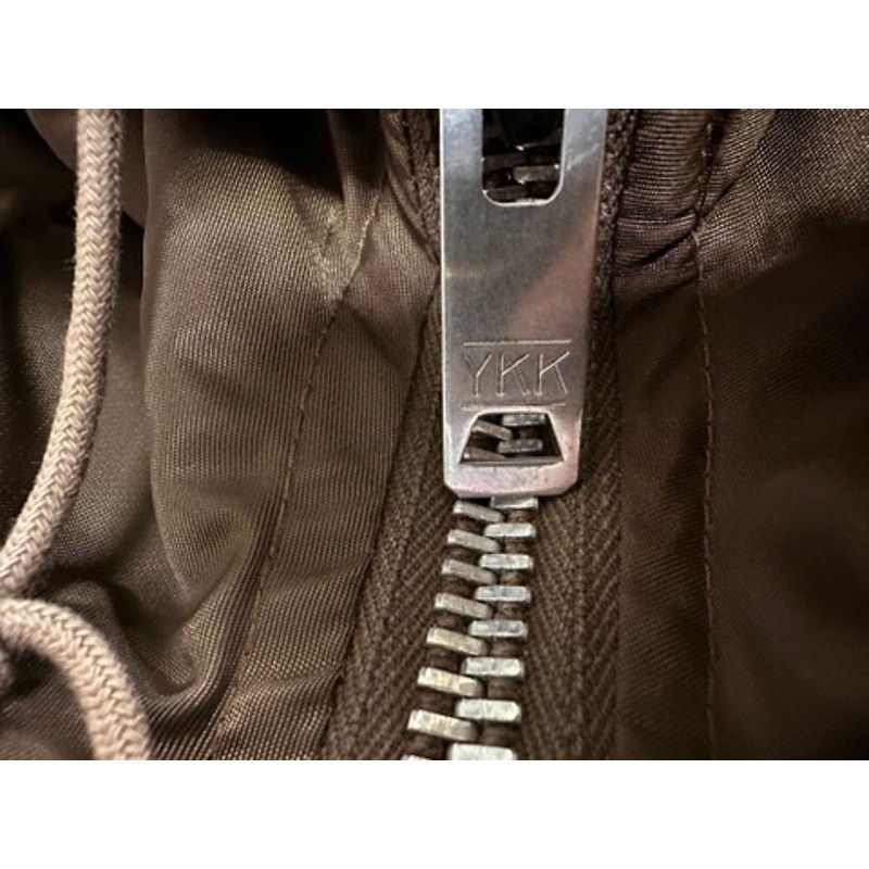 60s-70s VTG Mens K Mart Nylon Parka Snorkle Coat Brown Fur Lined Hood Sz XL Item image 5