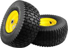 2PCS  Lawn Mower Tires,15X6-6 Front Tire Assembly Replacement for Craf - £142.28 GBP