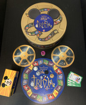 The Wonderful World of Disney Trivia Game ~ Mattel Gold Tin Vintage 1997... - $18.99