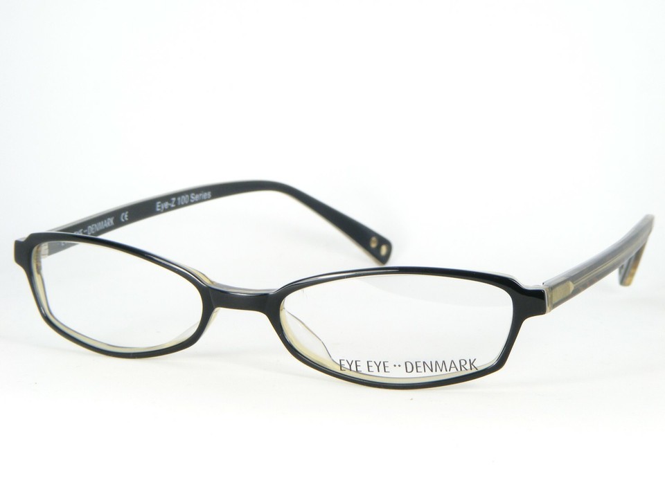 Eye Eye Denmark Eye-Z 100 Series Z.128 9372 BLACK EYEGLASSES FRAME 49-17... - $32.67