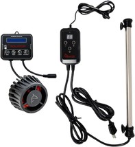 8W Titanium Aquarium Heater &amp; 3434 Gph Maxflow Dc Wavemaker Slim Bundle ... - $265.99