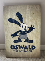 Oswald the Lucky Rabbit Vintage Disney Print on Canvas 23"x16" - £49.99 GBP