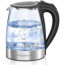 1500W Electric Kettle, 1.8L Borosilicate Glass Tea Kettle With Led Light... - $43.99