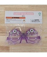 Light Up Glasses Halloween Cute Purple Three Eyed Monster Ghost Ages 6+ - $4.94