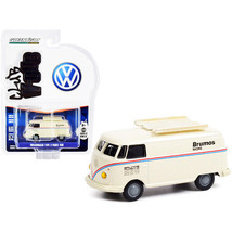 Volkswagen Type 2 Panel Van &quot;Brumos Racing&quot; Cream with Red and Blue Stripes &quot;... - £13.69 GBP