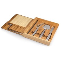 Picnic Time Soiree Folding Cheese Board and Tools Set - £45.29 GBP