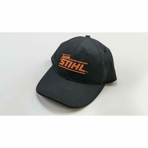 TEAM STIHL Snapback Hat Black Orange NWT Chainsaws Tools Fishing Hunting... - $14.84