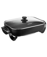 Brentwood 16 Inch Nonstick Electric Skillet with Glass Lid in Black - $1,530.96 MXN