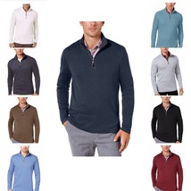 Tasso Elba Men&#39;s Supima Cotton 1/4 Zip Sweater , MSRP 75 $ - £18.43 GBP