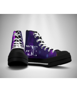 Prince Purple rain superbowl halftime Printed Canvas Sneakers SHoes - £31.94 GBP+