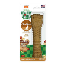 Nylabone Healthy Edibles AllNatural Long Lasting Peanut Butter Dog Chew Treats 1 - £9.45 GBP