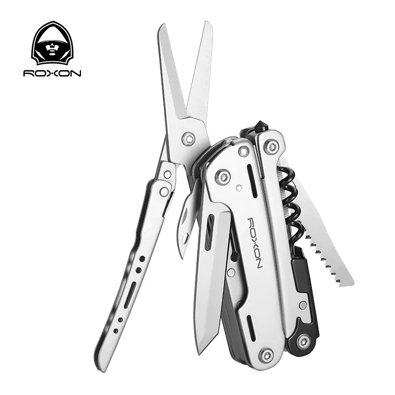 ROXON S801S 16-in-1 Multitool Pliers-Pocket knife, scissors, wire cutter, - £68.36 GBP