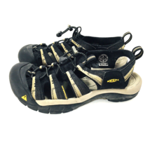 Keen Men&#39;s Newport H2 1001906 Sport Sandals Size 8 EUC Close Toe Black Khaki Tan - £39.04 GBP