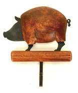 Wood &amp; Iron Pig Hook 6x7&quot; - $17.75