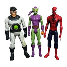 3 Marvel Spider Man Doctor Octopus Doc Ock Green Goblin 12&quot; Action Figures - £14.94 GBP