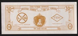 1963-67 USAF Series 542 Ten Logex Dollars note (Logistical Exercise Fort... - $341.18 MXN