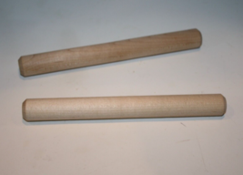 Beveled Wood Dowels Replacement Part 2 Pc. Striker Musical Rhythm Wooden... - $6.60