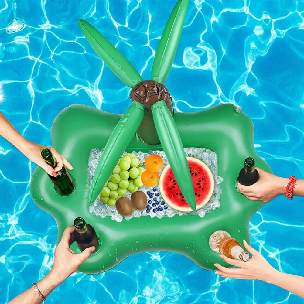 Water Toy PVC Beach Toy Reused Creative Swim Pool Inflatable Serving Bar Salad - £18.79 GBP