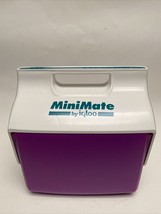 Vintage Igloo Minimate Six Can Cooler Purple And Green - $19.34