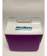 Vintage Igloo Minimate Six Can Cooler Purple And Green - £15.20 GBP