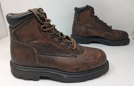 Red Wing Steel Toe Leather 6&quot; Work Boots Insulated Men&#39;s Size 8.5 EE E2 ... - £62.29 GBP
