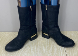 Vince Camuto VC-Windy Black Boots Size 8 1/2M - £33.63 GBP