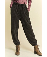 Davi &amp; Dani Rhinestone Elastic Waist Joggers - $113.61 CAD