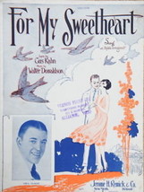 For My SweetHeart- 1926 Sheet Music - £1.59 GBP
