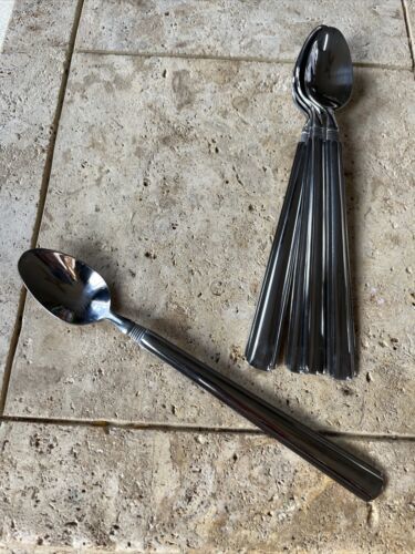 1 Pfaltzgraff KENILWORTH Stainless Flatware 7 1/4” Iced Teaspoon 7 Ava EUC - $12.61