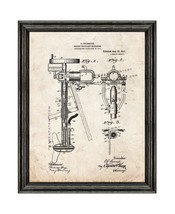 Evinrude Marine Propulsion Mechanism Patent Print Old Look with Black Wood Frame - $24.95+