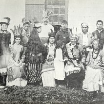1970 Maine Penobscot Native Americans Photo Print Vintage c1950 Chief El... - $12.00