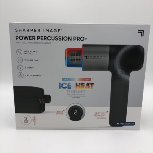 Primary image for NOB Sharper Image POWERBOOST PRO+ Hot + Cold Percussion Body Massager Black