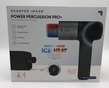 NOB Sharper Image POWERBOOST PRO+ Hot + Cold Percussion Body Massager Black - $79.20