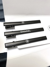 Set Of 3 Chanel Beauty Hair Clips 8cm Vip Gift Collectible !! New In Box - £29.81 GBP