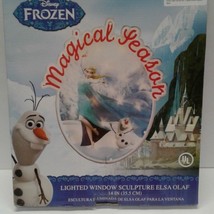 Disney Frozen Elsa Olaf Lighted Decoration New in Box - £26.60 GBP