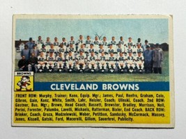 1956 Topps #45 Cleveland Browns Team Card  - £10.21 GBP