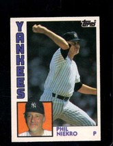 1984 Topps Traded #84 Phil Niekro Nmmt Yankees Hof *X97463 - £4.27 GBP