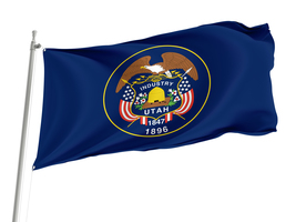 Utah 1922-2011 ,Size -3x5Ft / 90x150cm, Garden flags - £23.33 GBP